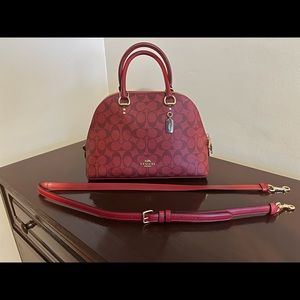 Red Coach Katy Satchel